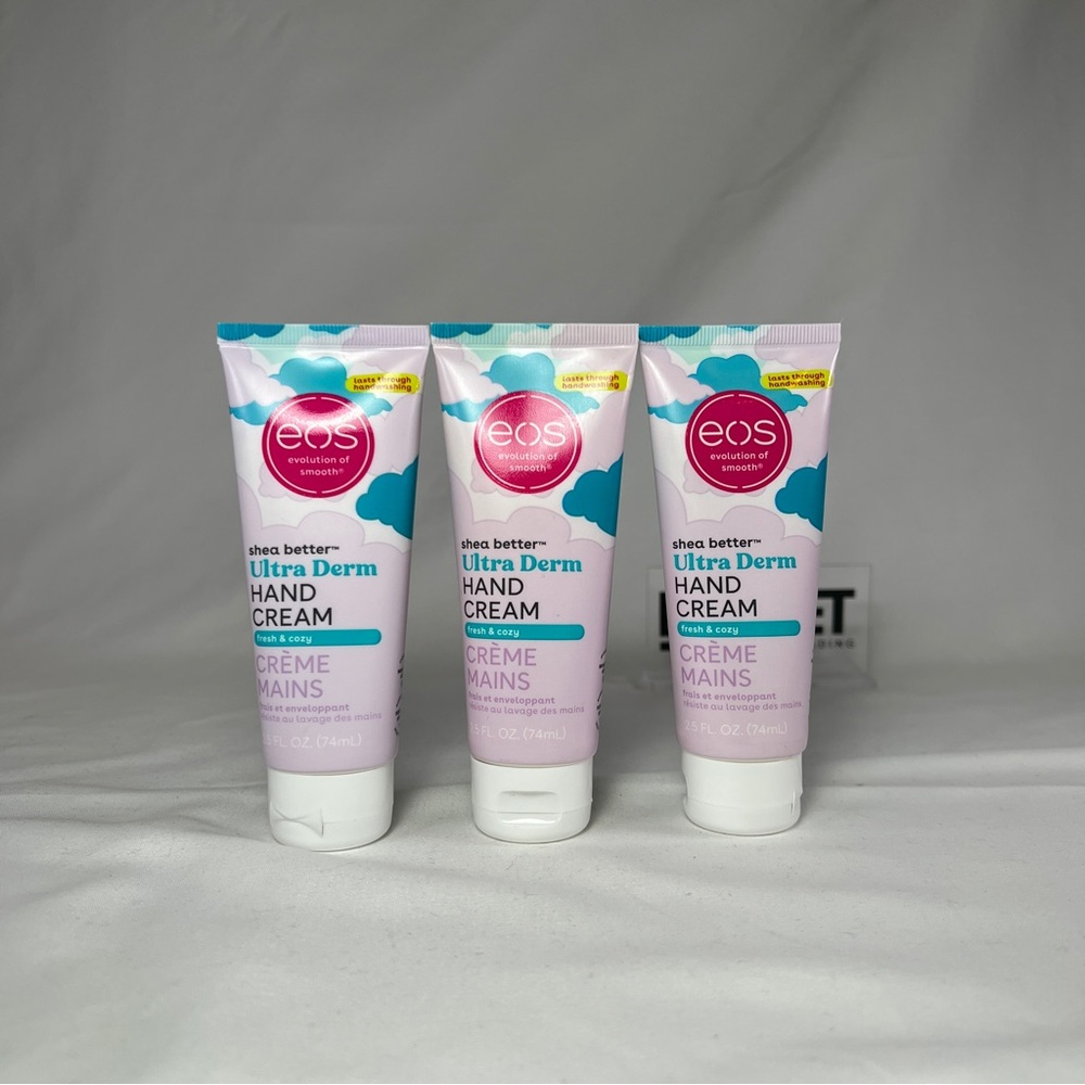 3 Pack EOS Shea Better Ultra Derm Hand Cream Fresh & Cozy